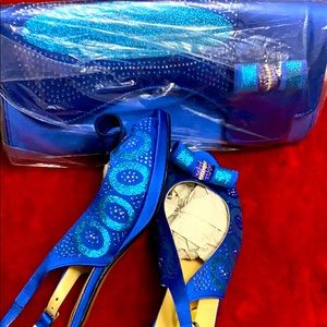 Manuela Albano Italian Shoe &’ Bag Set Size 40/9.5